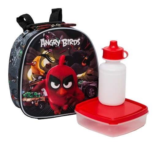 Lancheira Térmica Angry Birds 5D Infantil Meninos