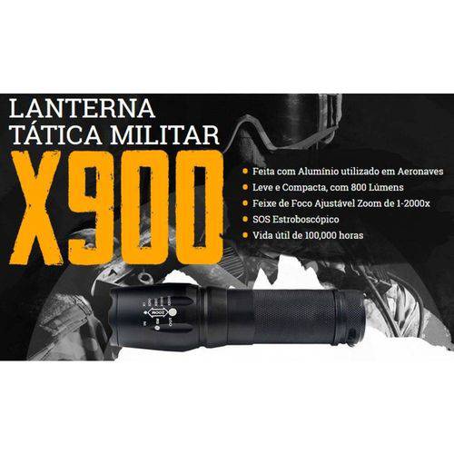 Lanterna 900 Original Shadowhaw Militar Americana