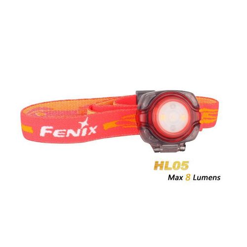 Lanterna Fenix - Hl05 Vermelha - 8 Lúmens