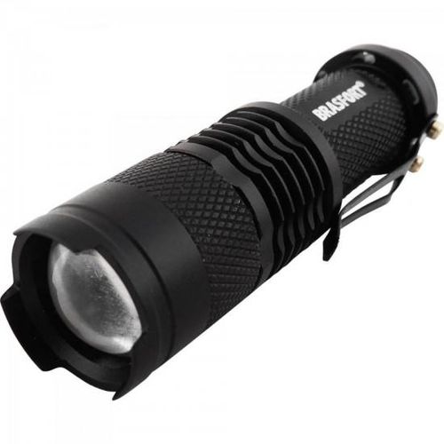 Lanterna Led C/zoom Mini Preto Brasfort