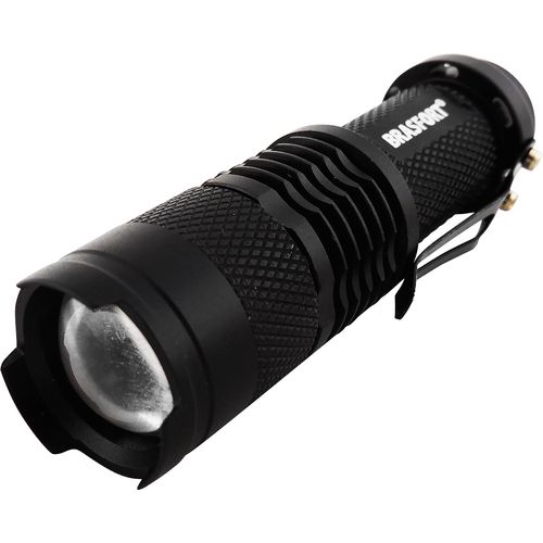 Lanterna Led C/zoom Mini Preto Brasfort