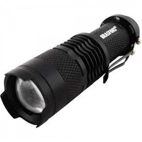 Lanterna LED C/ZOOM Mini Preto Brasfort