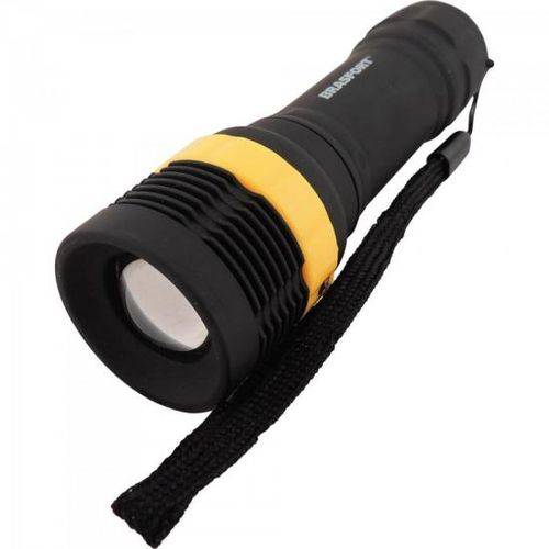 Lanterna Led Mini Brasfort com Zoom Abs Preto