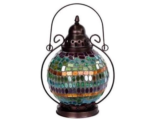 Lanterna Marroquina Decorativa Indiana Mosaico - Gc