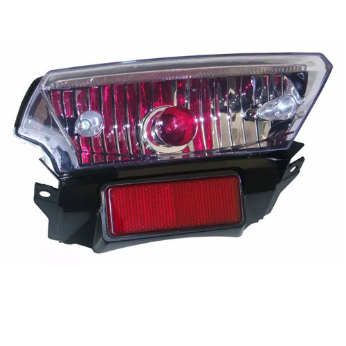 Lanterna Traseira - YBR- 125 Factor Metalizada- Cristal