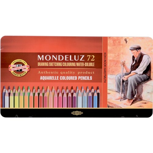 Lápis Aquarelável Estojo com 72 Cores K3727 Mondeluz