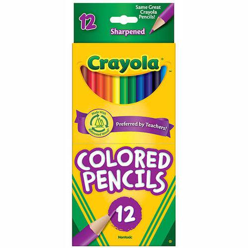Lapís de Cor 12 Cores - Crayola