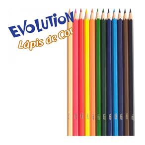 Lápis de Cor 12 Cores Evolution Color 891848 Bic