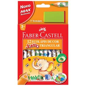 Lápis de Cor 12 Cores Jumbao Ecolapis Unidade - Faber-Castell
