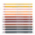 Lápis de Cor 12 Cores Mega Soft Tons de Pele Tris