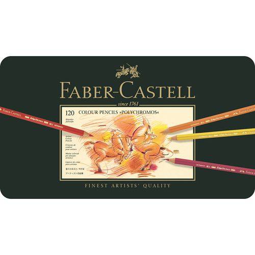 Lápis de Cor 120 Cores Polychromos - Faber Castell