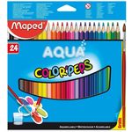 Lápis de Cor 24 Cores Aqua Color’ Peps Maped + Pincel
