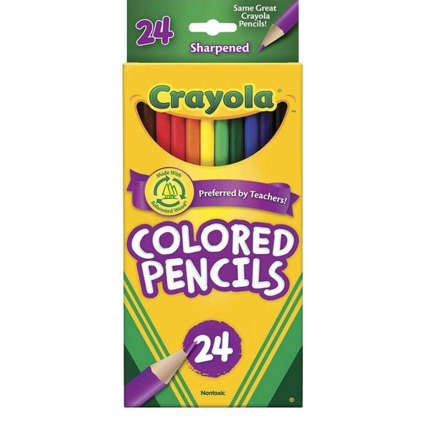 Lápis de Cor 24 Cores - Crayola