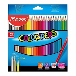 Lápis de Cor 24 Cores Maped Color Peps