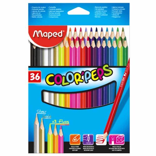 Lápis de Cor 36 Cores Color Peps Maped 1027634