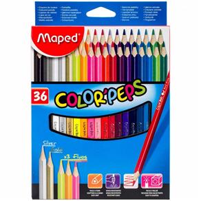 Lápis de Cor 36 Cores Maped Color Peps