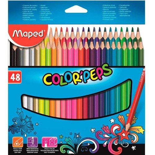 Lápis de Cor Color Peps 48 Cores Maped