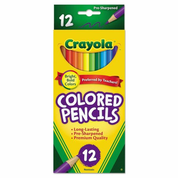 Lápis de Cor com 12 Cores - Crayola