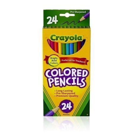 Lapis de Cor Crayola 24 Cores
