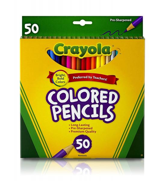 Lápis de Cor Crayola - 50 Cores