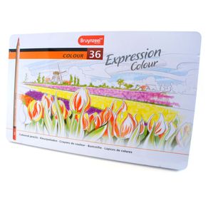 Lápis de Cor Expression Colour Estojo com 36 Cores Bruynzeel