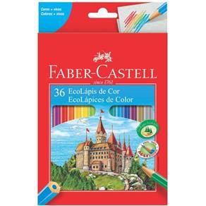 Lápis de Cor Faber Castell 36 Cores Ecolápis