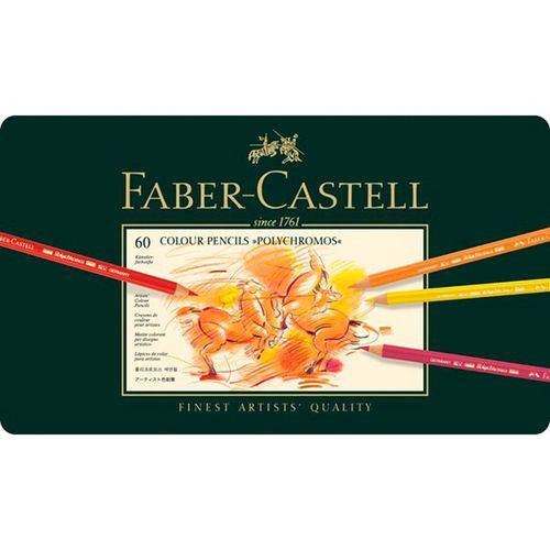 Lápis de Cor Faber Castell Polychromos 60 Cores 110060