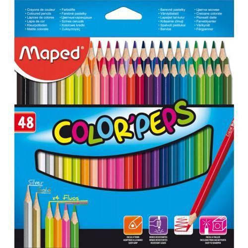 Lápis de Cor Triangular 48 Cores Maped Color Peps