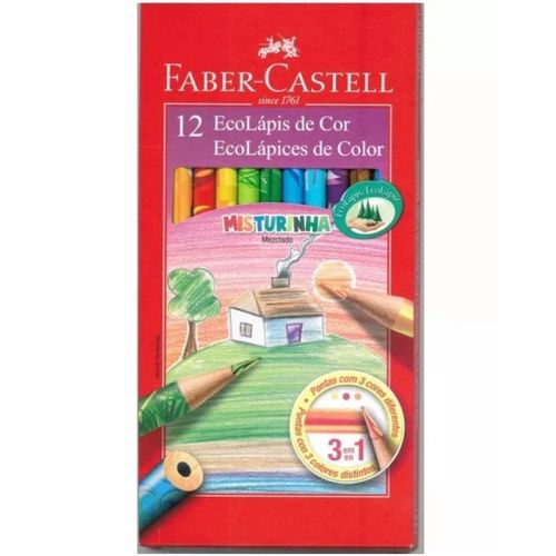 Lápis de Cor Misturinha Estojo C/12 Cores Faber-castell