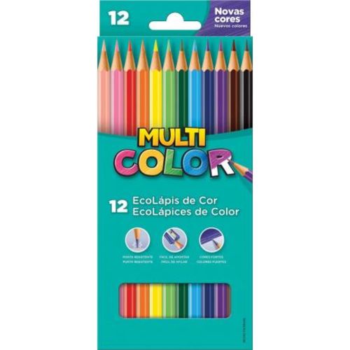 Lápis de Cor Multicolor Super 12 Cores Faber-castell
