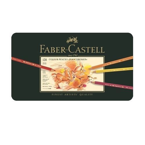 Lápis de Cor Permanente Faber-Castell - Polychromos com 120 Cores