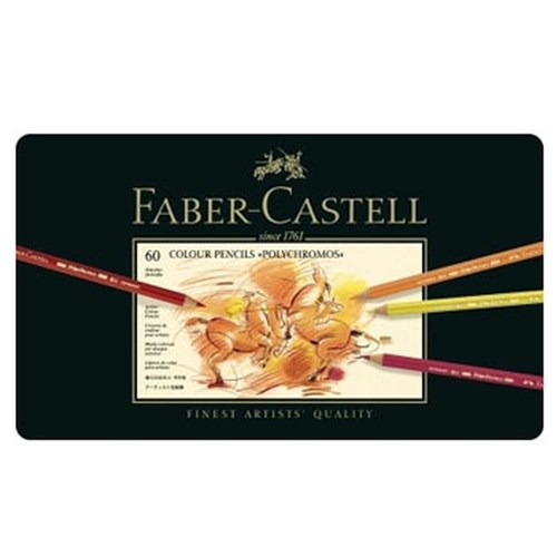 Lápis de Cor Polychromos Estojo 60 Cores Faber-Castell