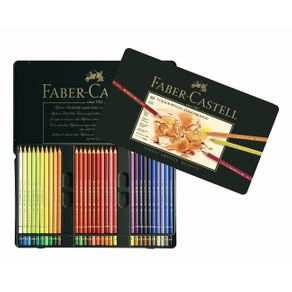 Lápis de Cor Polychromos Estojo com 60 Cores Ref.110060 Faber-Castell