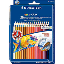 Tamanhos, Medidas e Dimensões do produto Lápis de Cor Staedtler Noris Club Aquarel 36 Cores