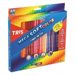 Lápis de Cor Tris Mega Soft Color 60 Cores 684062