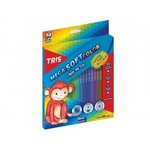 Lápis de Cor Tris Mega Soft Color + Apontador - 24 Cores