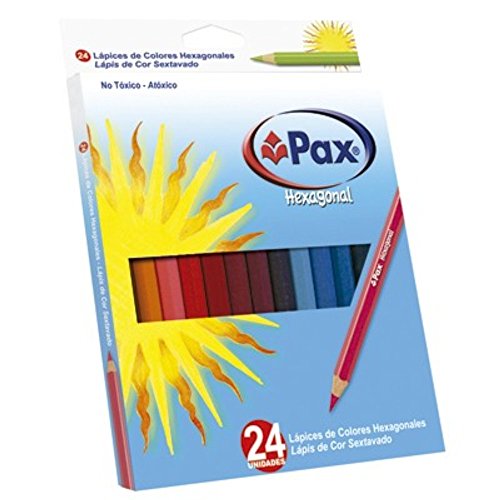 Lápis Pax Hexagonal 24 Cores - Licyn