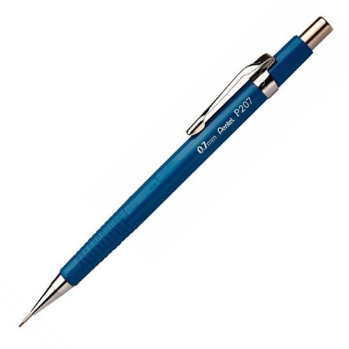 Lapiseira Pentel 0.7mm Pentel P207 Azul (15301)