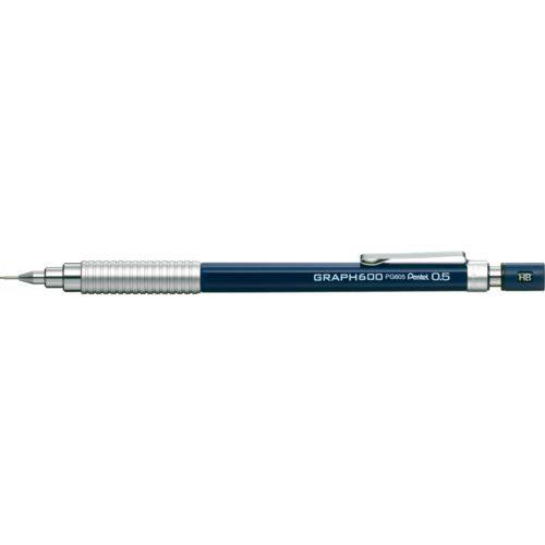 Tamanhos, Medidas e Dimensões do produto Lapiseira Pentel Graphgear 600 0.5mm -Azul