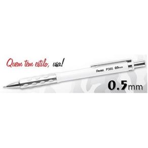 Lapiseira Pentel P365 - 0,5mm - Branca