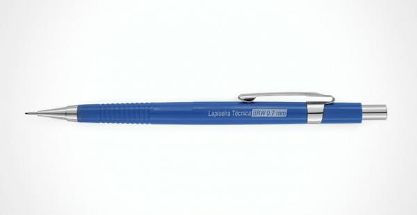 Lapiseira Tecnica 0,7mm Azul - BRW
