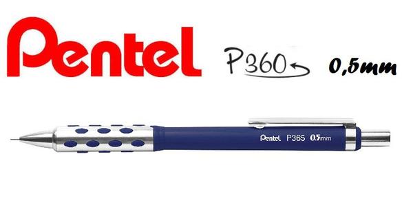Lapiseira Tecnica Pentel P360 0,5mm Azul