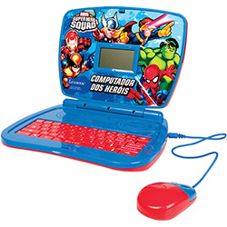 Tudo sobre 'Laptop Bang Toys Marvel 25 Atividades'