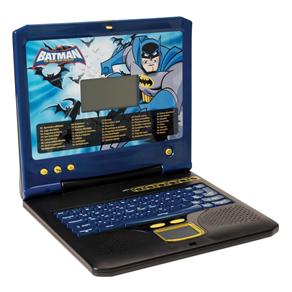 Laptop Bilíngue Candide Batman - 80 Atividades 9021 - Preto e Azul