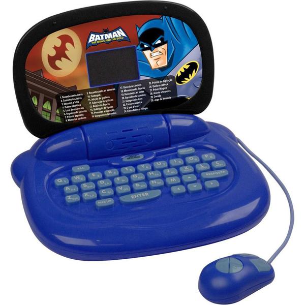 Laptop Infantil - Batman Morcego - 30 Atividades - Candide