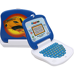 Laptop Infantil Carros Velozes Azul - Fênix