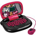 Laptop Infantil Monster High 4060 Rosa e Preto com 30 Atividades - Candide