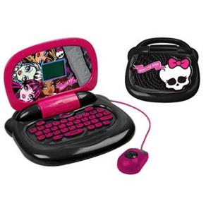 Laptop Monster High Candide 4060 com 30 Atividades – Pink/Preto