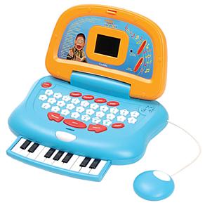 Laptop Musical Candide Cocoricó C/ 28 Atividades - Azul/Amarelo