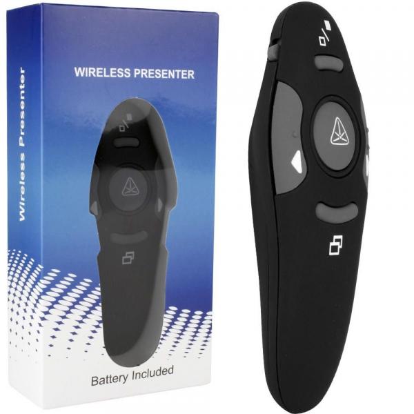 Laser Pointer Apresentador de Slides USB Wireless KP-8009 Novo Generico